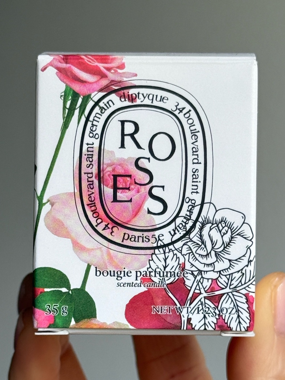 Dyptique "Roses" Mini Candle 1.23 oz